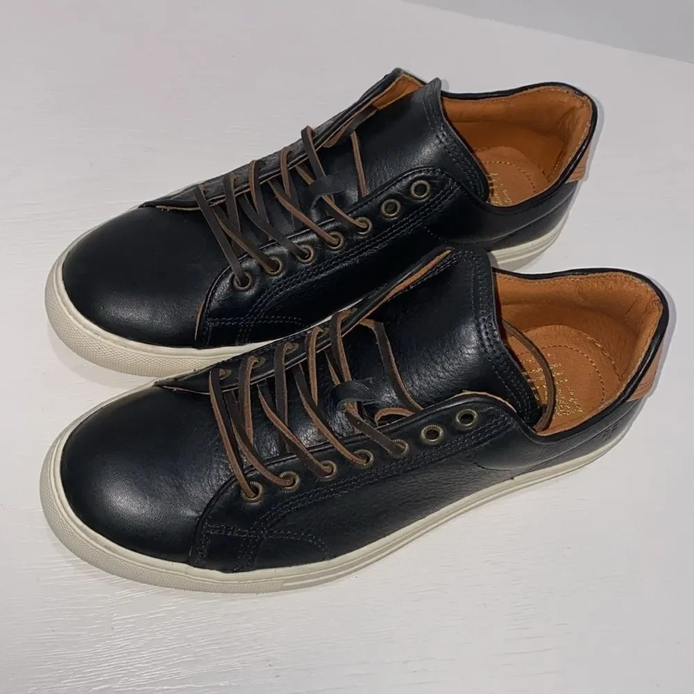 Frye Men's Low Top Walker Round Toe Platform Athletic Sneaker Size 8